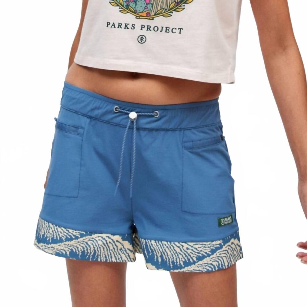 NEW PARKS PROJECT acadia waves trail short in blue